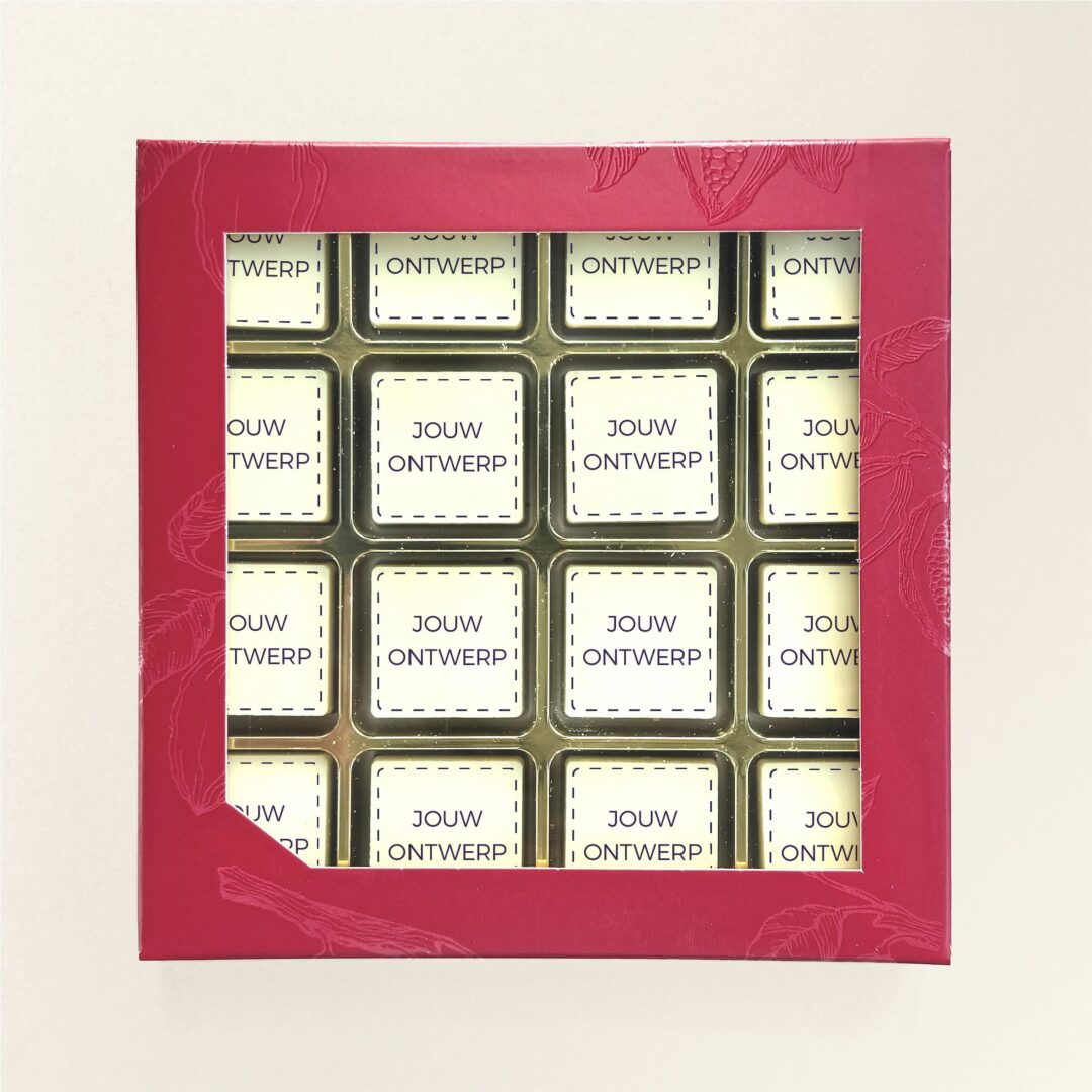 chocolade logoblokje 16x