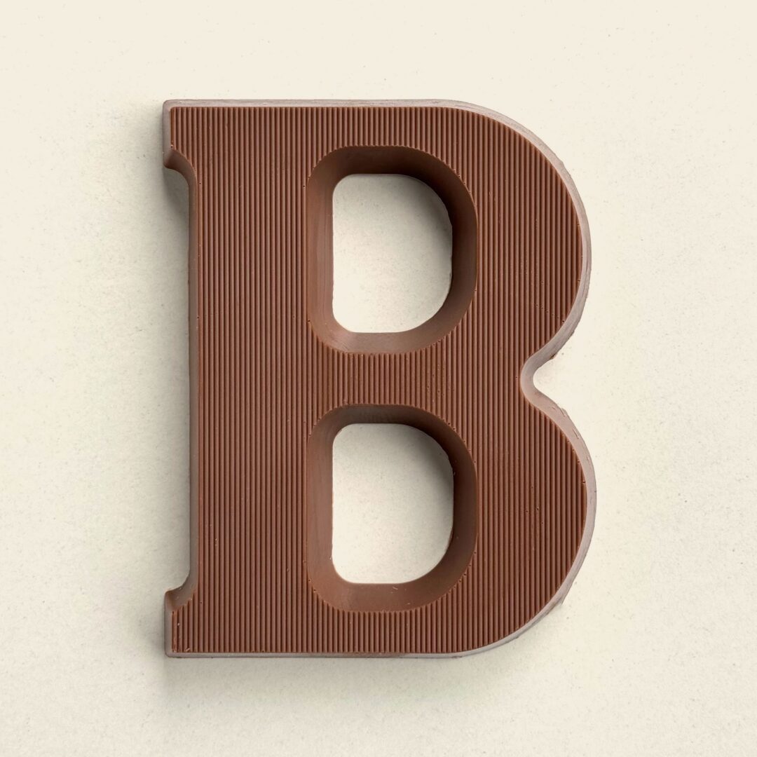 Chocoladeletter B Melk