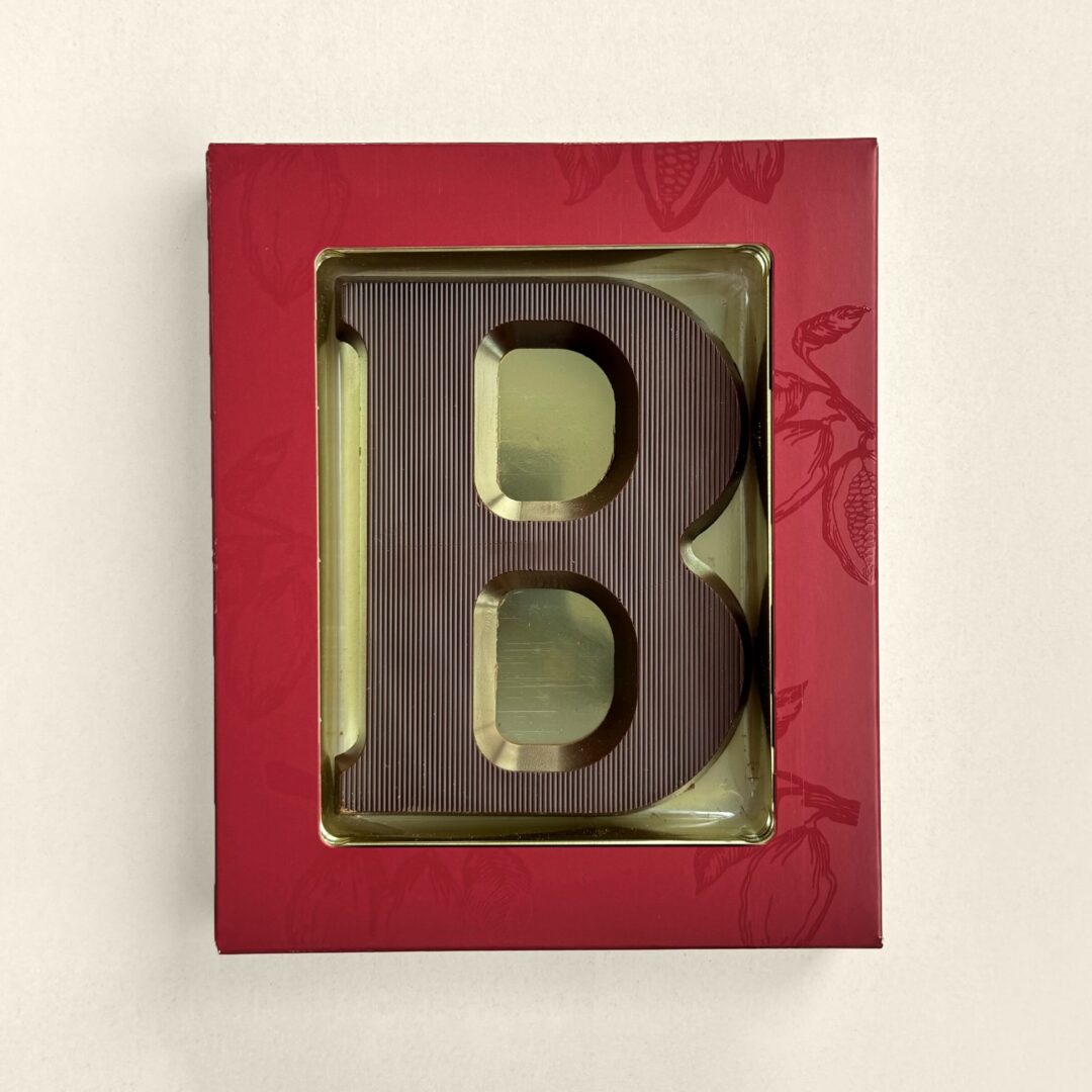 Chocoladeletter B Puur