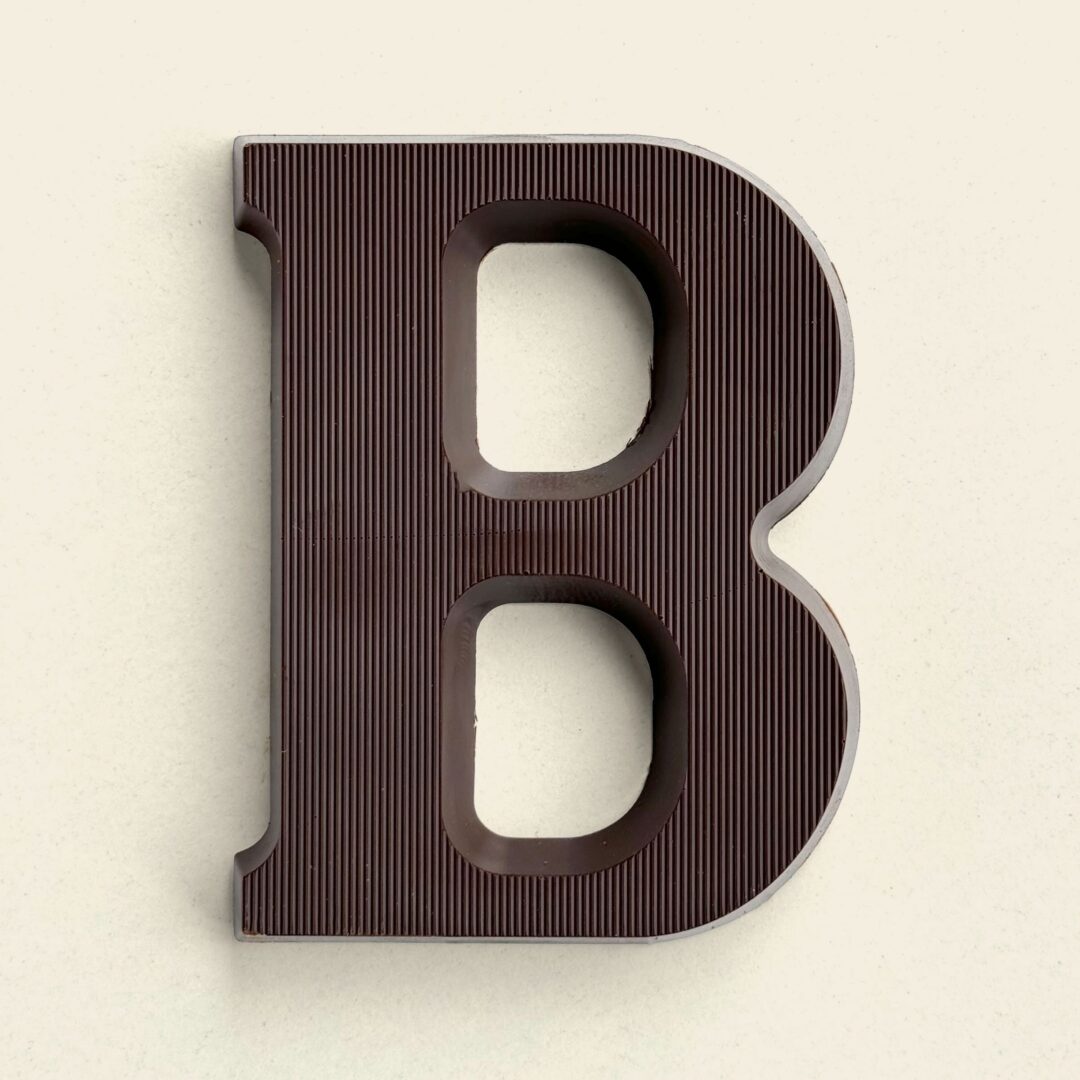 Chocoladeletter B Puur