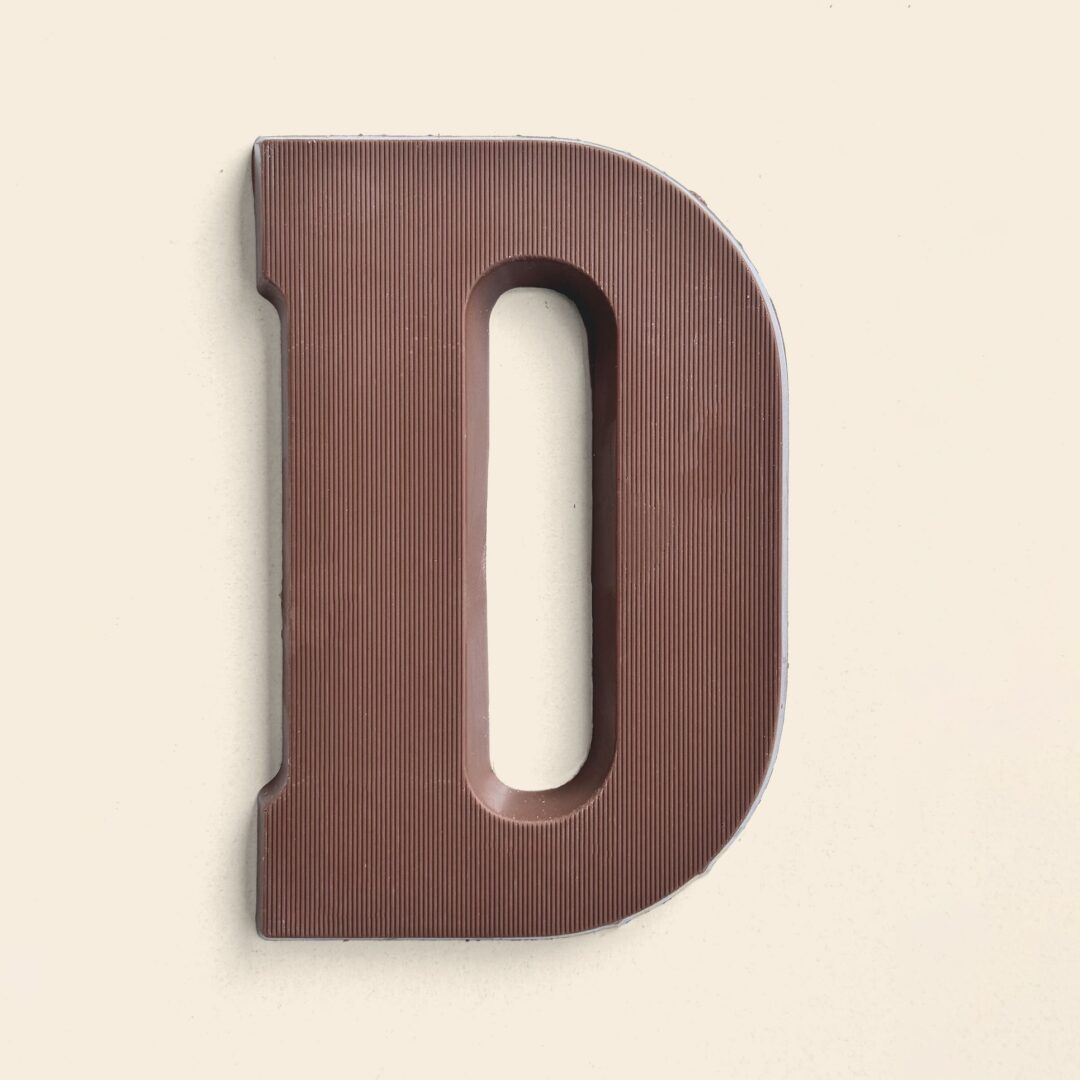 Chocoladeletter D Melk