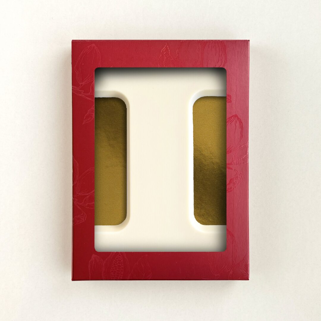Chocoladeletter I Wit