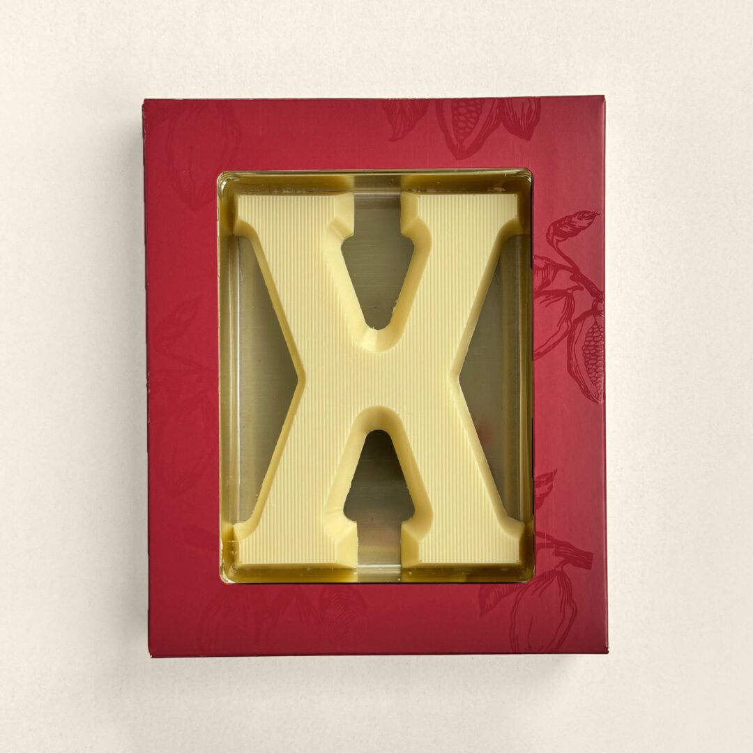 Chocoladeletter X Wit