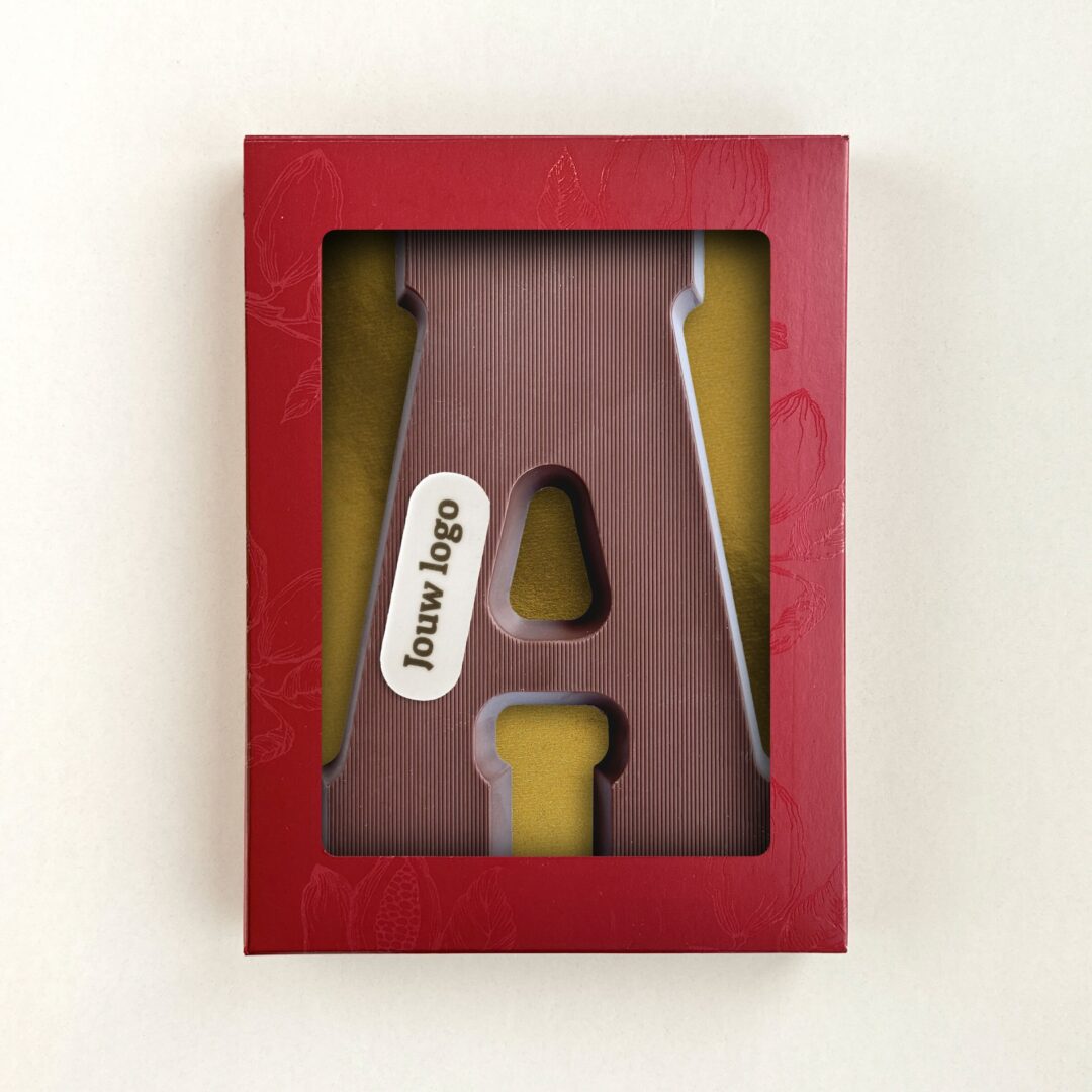 Chocoladeletter Eigen Logo A Melk