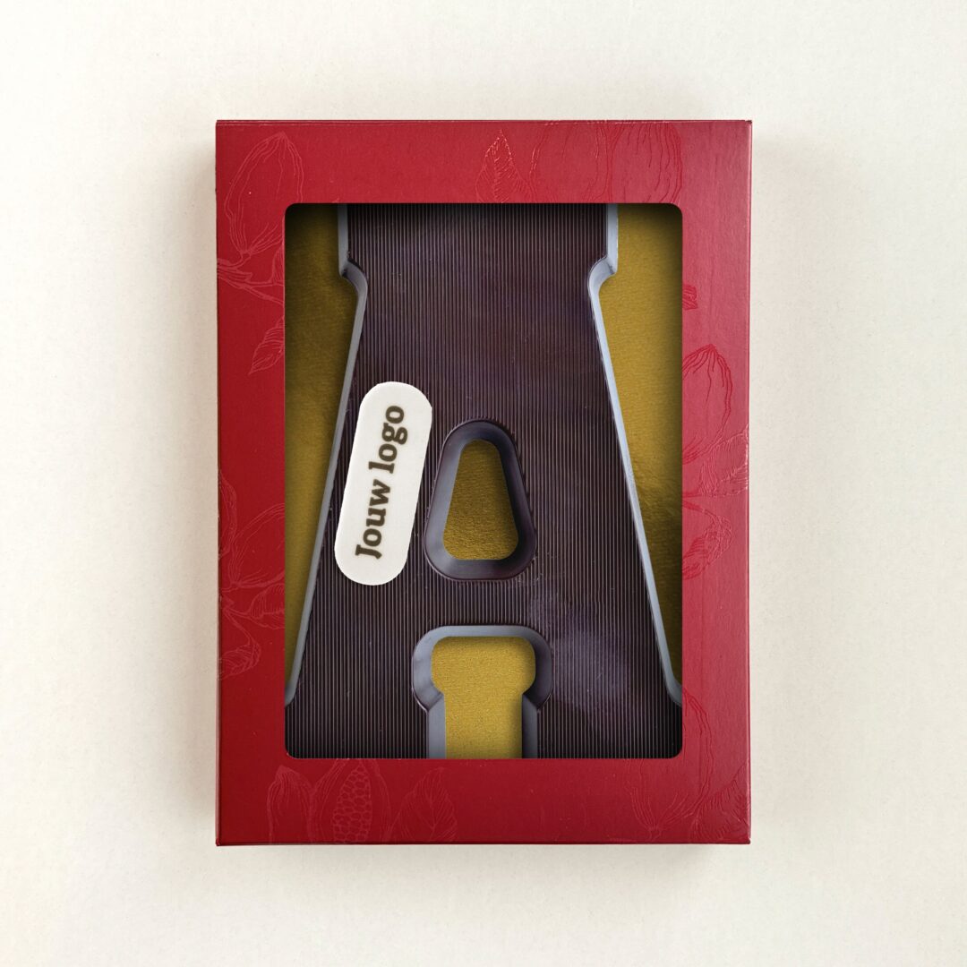 Chocoladeletter Eigen Logo A Puur