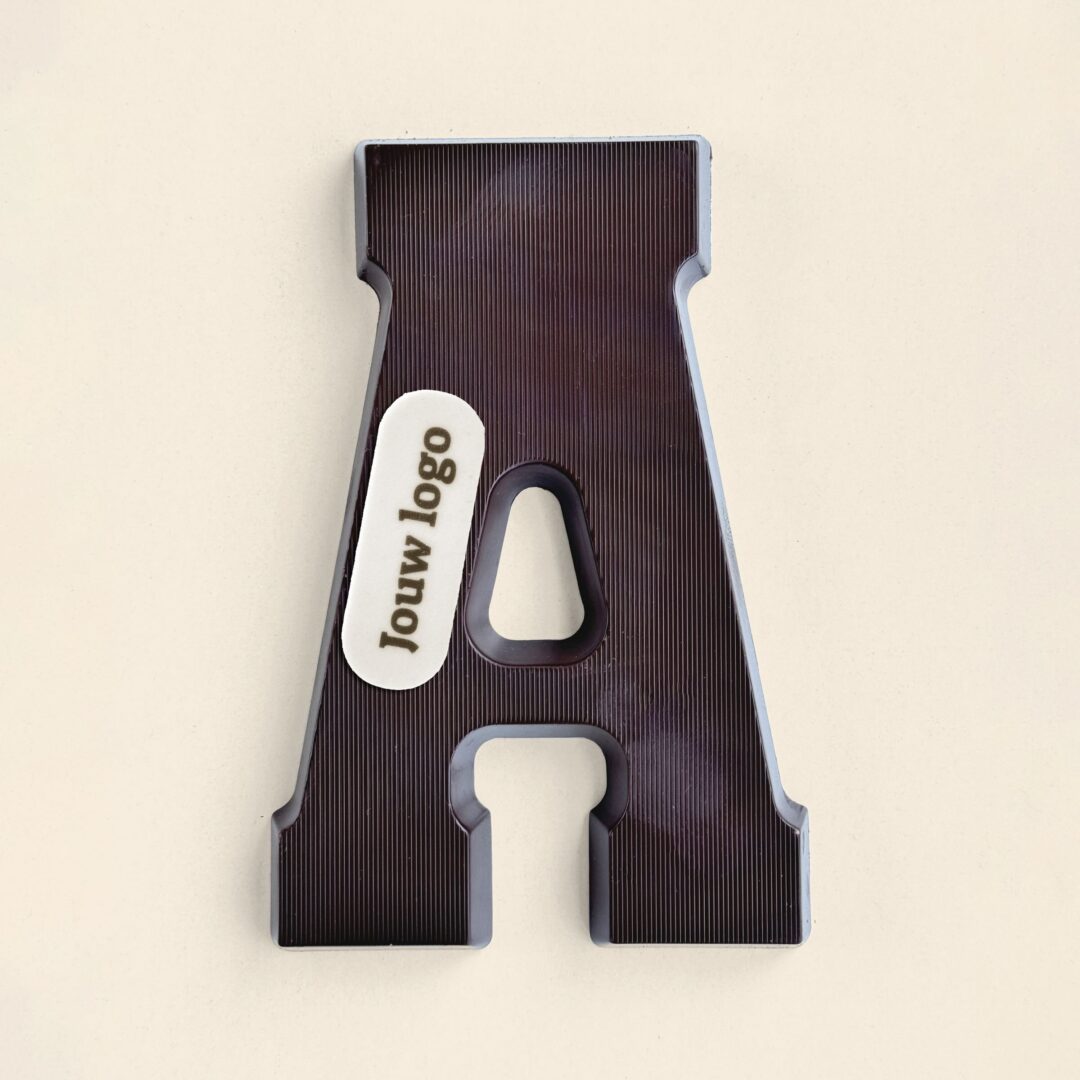 Chocoladeletter Eigen Logo A Puur