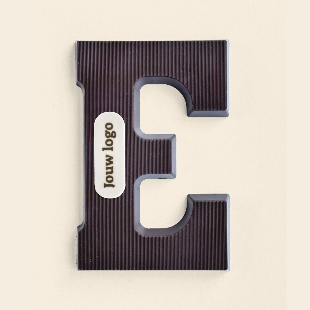 Chocoladeletter Eigen Logo E Puur