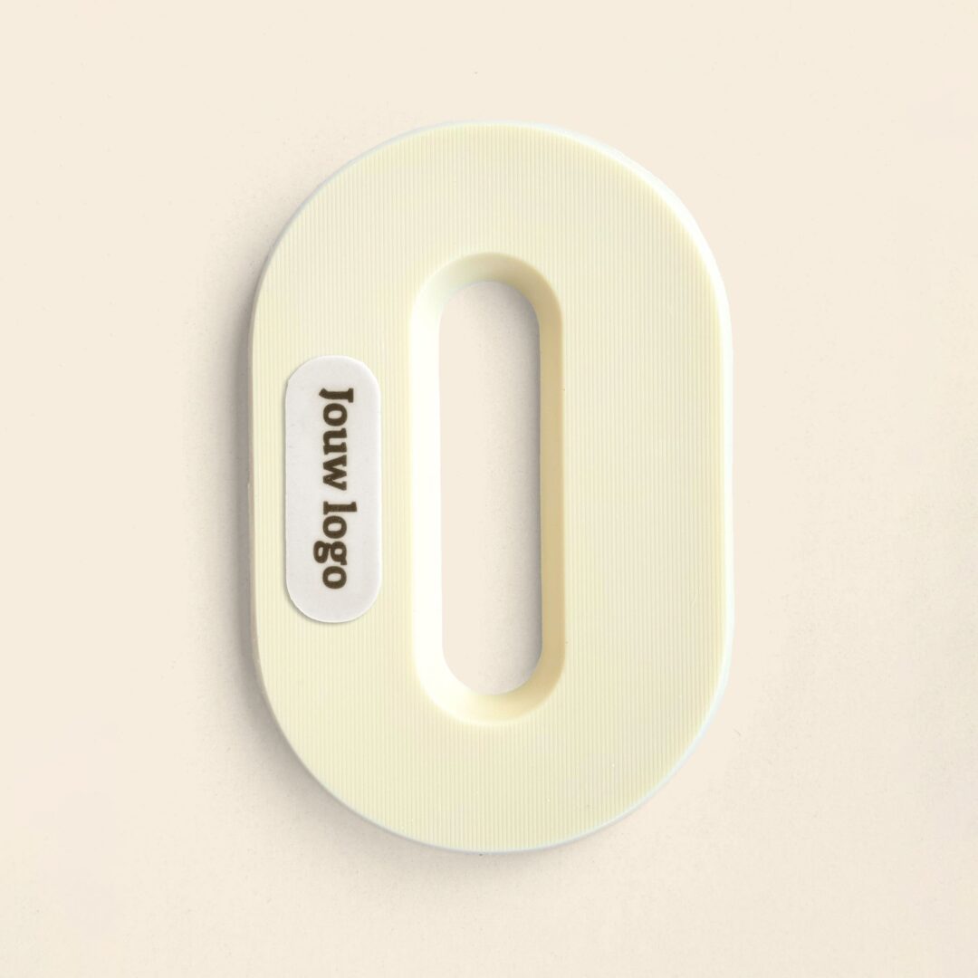 Chocoladeletter Eigen Logo O Wit