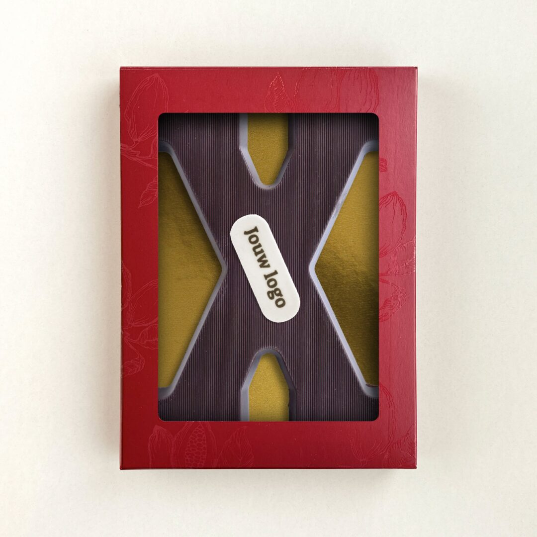 Chocoladeletter Eigen Logo X Puur