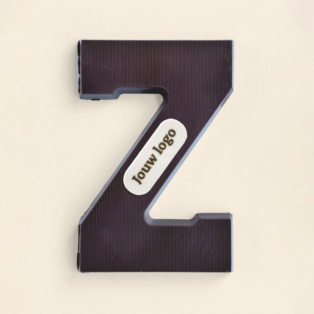 Chocoladeletter Eigen Logo Z Puur