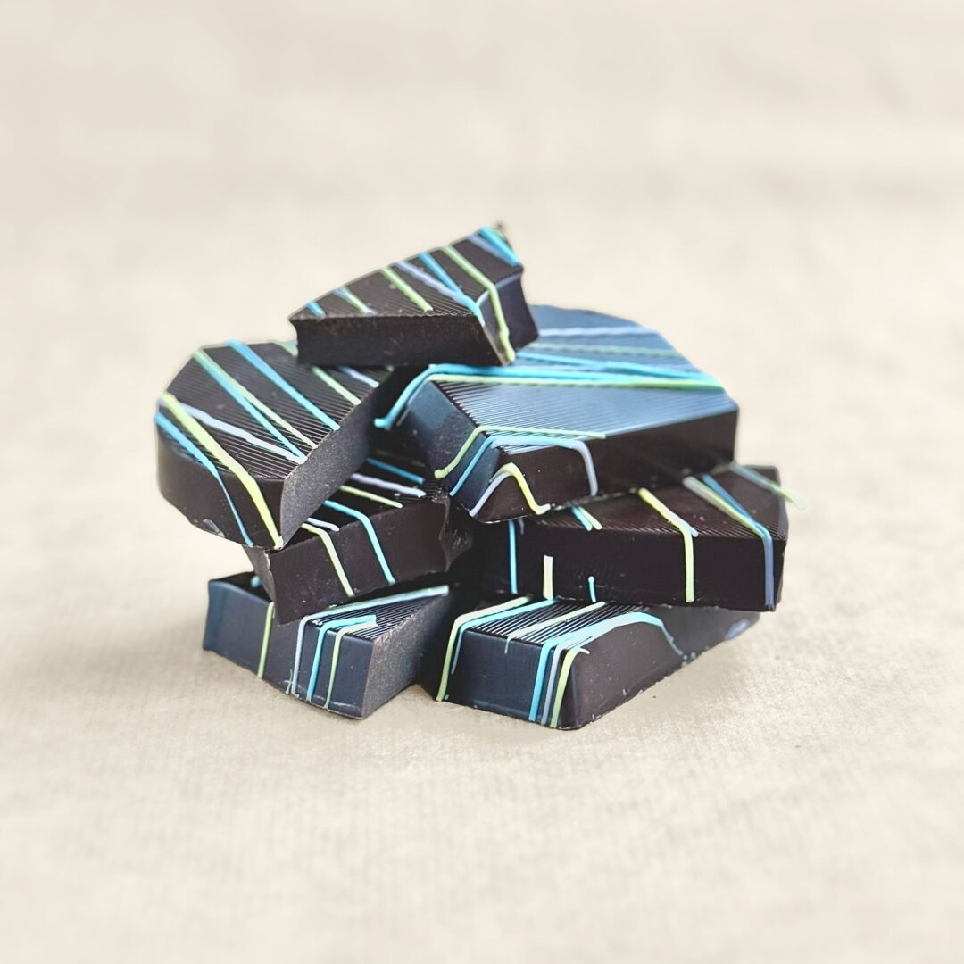 Luxe chocoladeletter S color fun puur