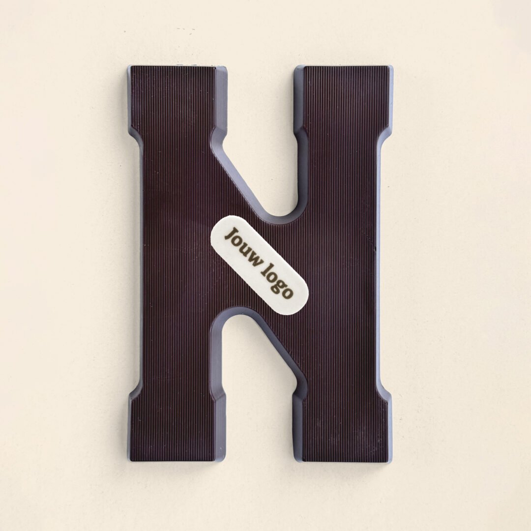 Chocoladeletter Eigen Logo N Puur