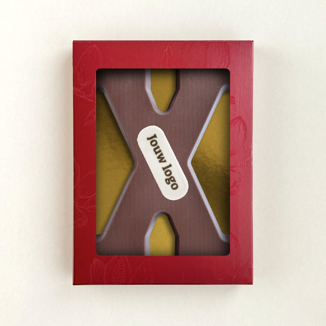Chocoladeletter Eigen Logo X Melk